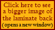 Laminate Bigger Back Image